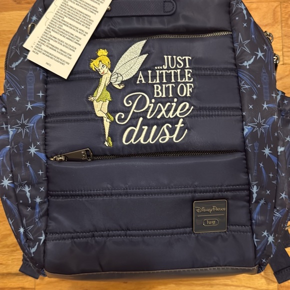 lug Handbags - Disney Parks Lug Navy Backpack tinker bell